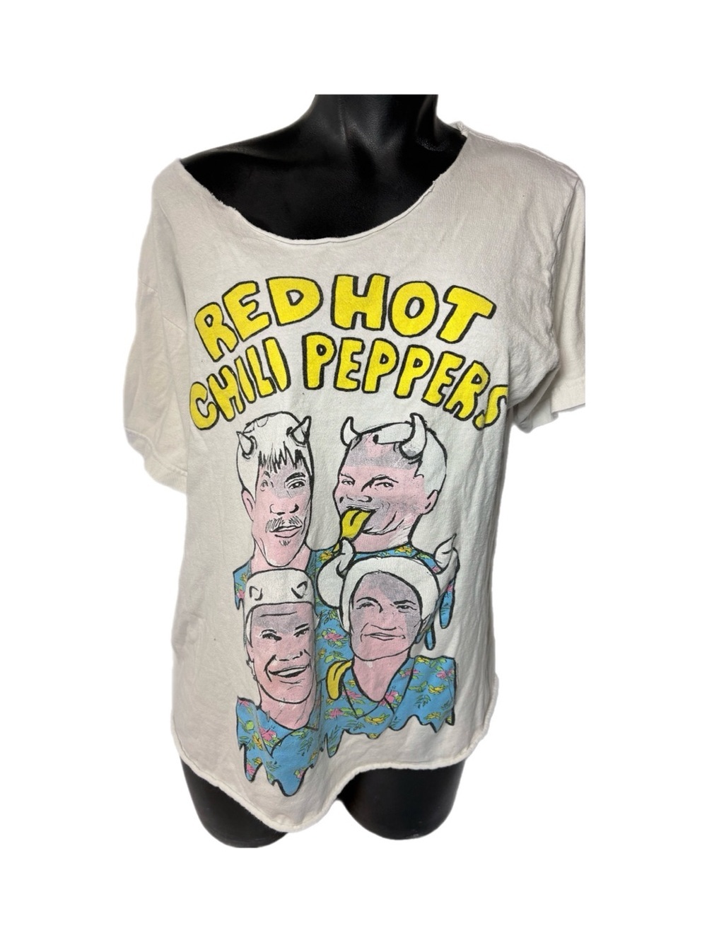 Red Hot Chili Peppers Graphic Concert  Tee - White